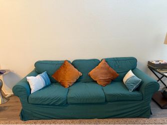 Ikea green couch