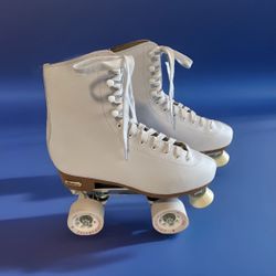 CHICAGO White Deluxe Leather Lined Rink Skates Ladies Classic Size 9