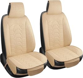 Universal *2 Front* Car Seat Covers Linen Beige