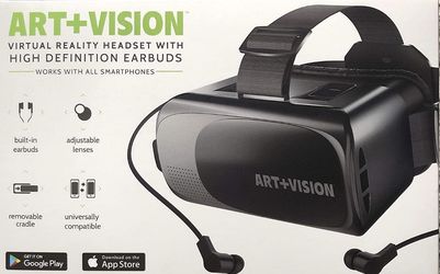 Virtual Reality Headset With High Definition Earbuds