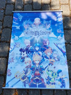 Kingdom Hearts HD 2.5 Remix wall scroll poster