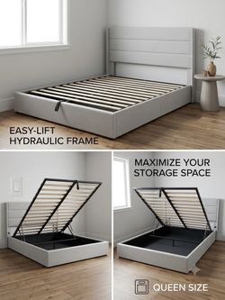 Lift-Storage Platform Bed (Queen size)