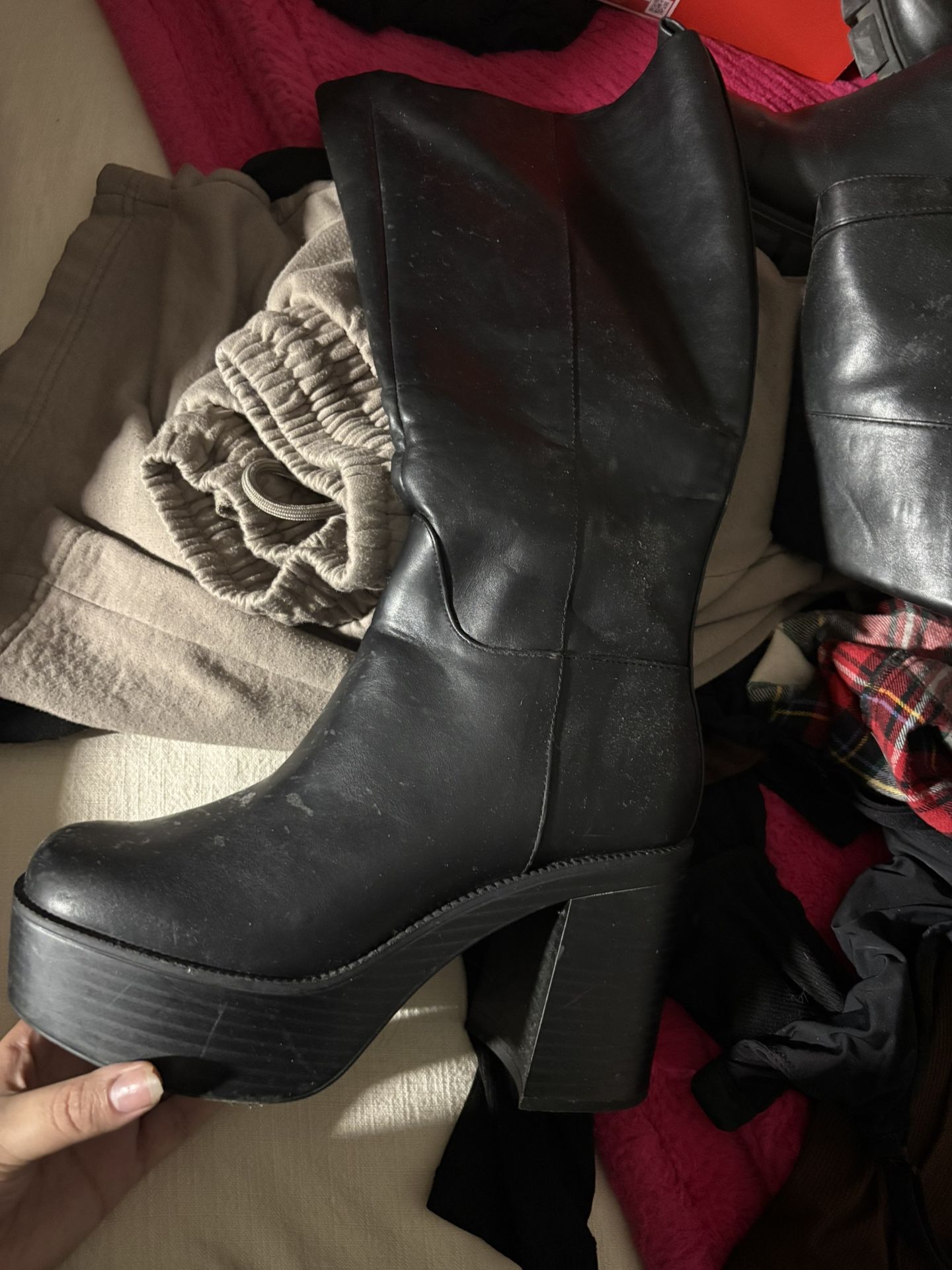 Long Black Boots