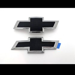 Chevrolet Camaro Front Grille & Rear Back Bowtie Emblem Set