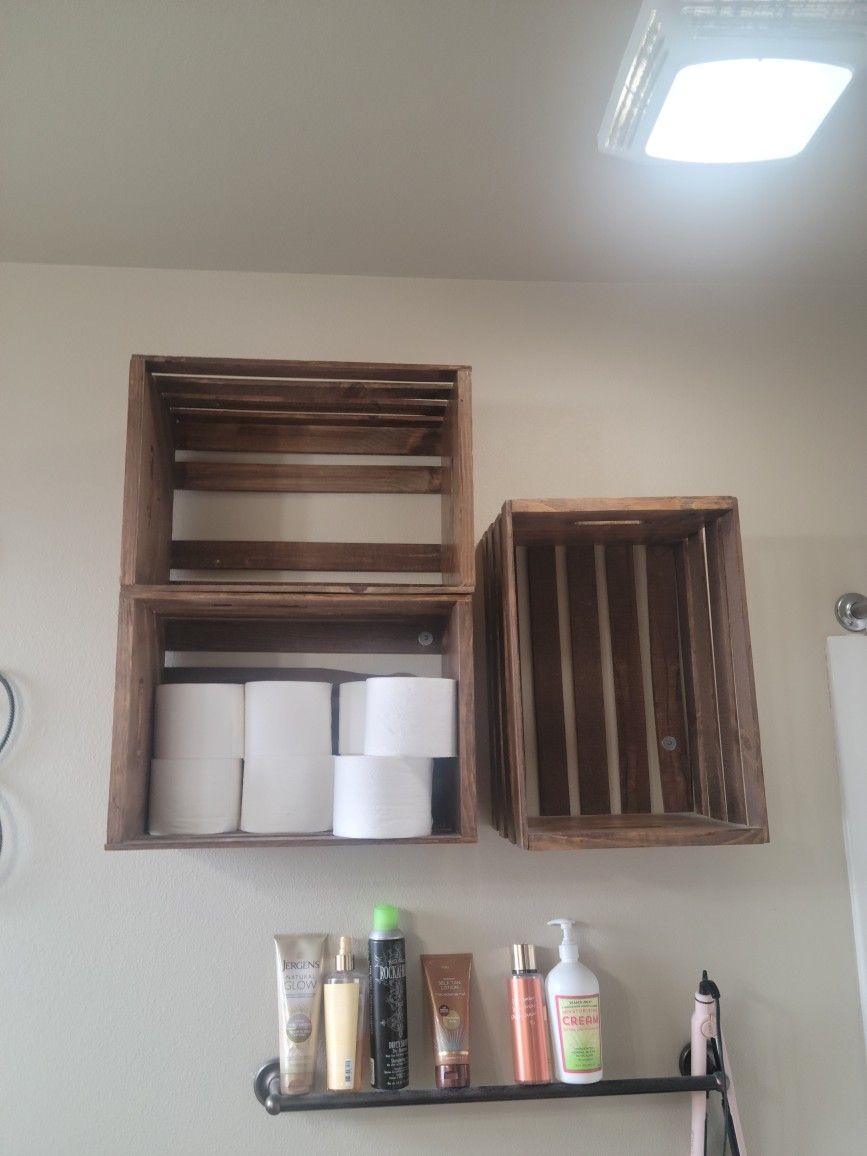 crate wall shelves