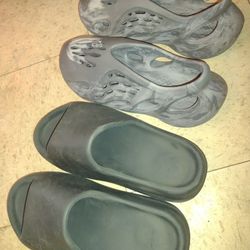 Yeezy Foam Slides And Runners