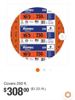 10/2 romex wire