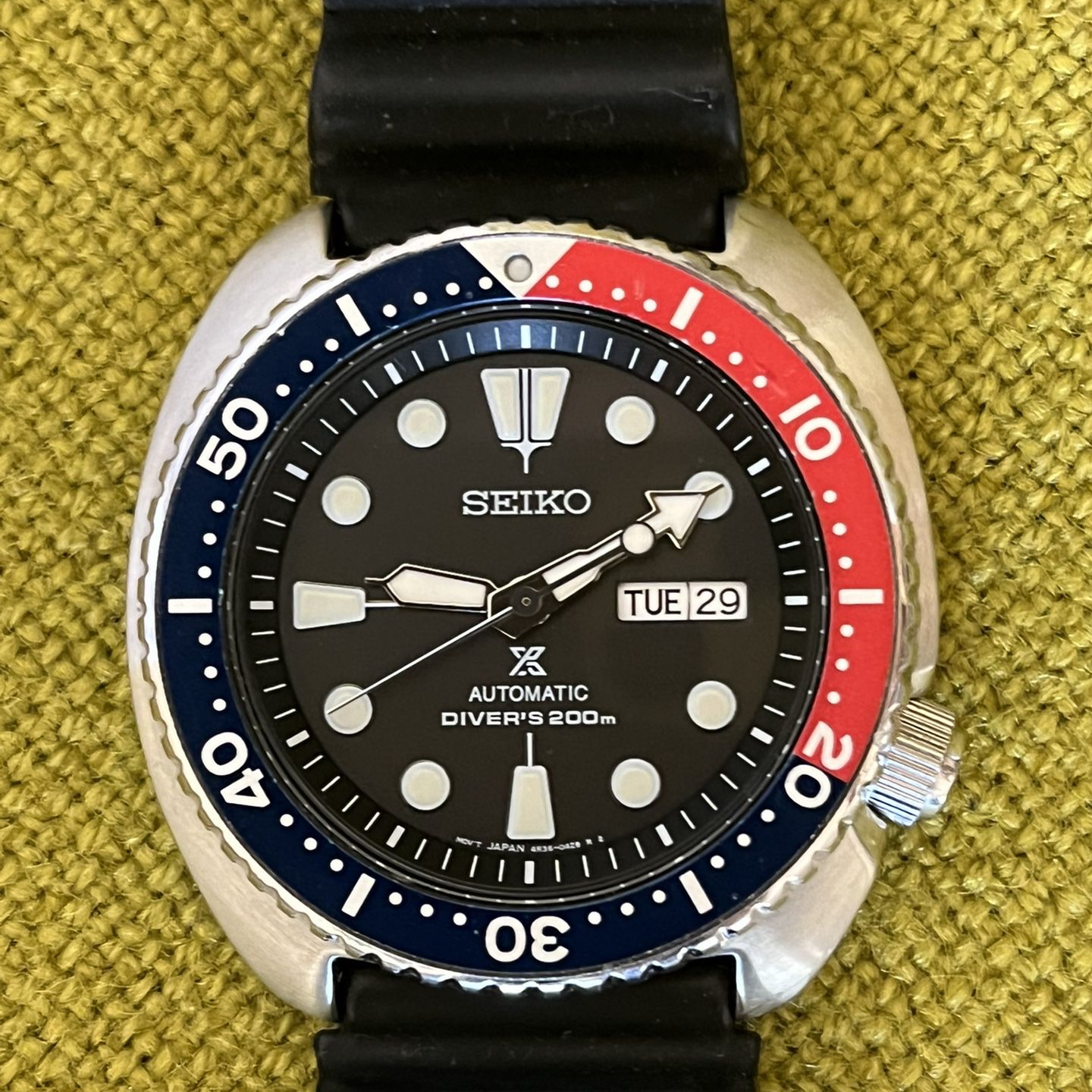 2016 Seiko Prospex Turtle SRP779 Pepsi Diver – KibbleWatches