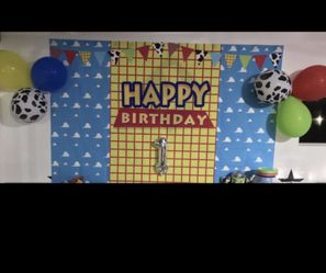 Toy story backdrop