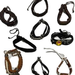 Vintage Leather Cowboy Bracelet For Fashion