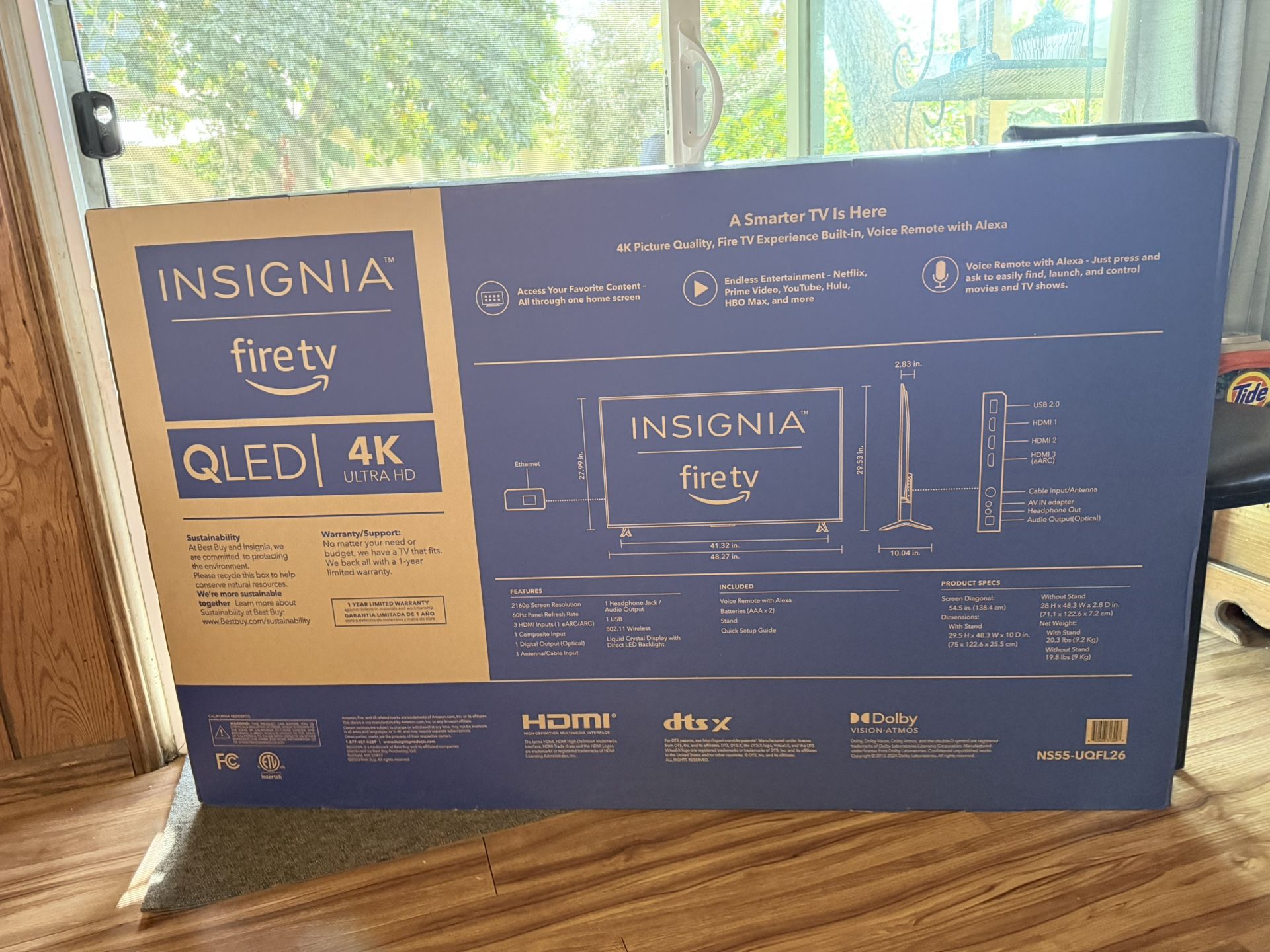 INSIGNIA 55” Inch 4K ULTRA HD QLED SMART TV