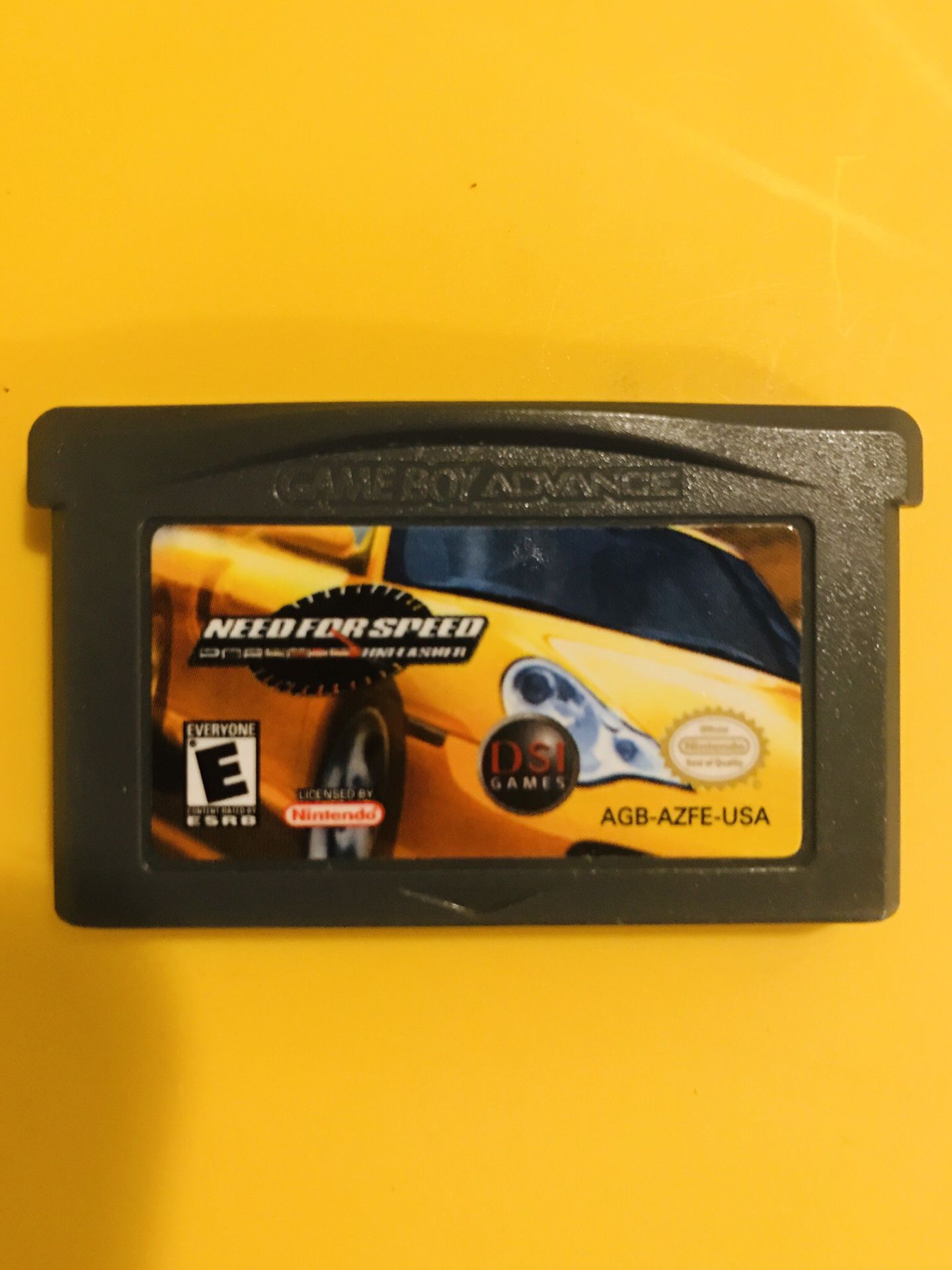 Gameboy Advance Need For Speed