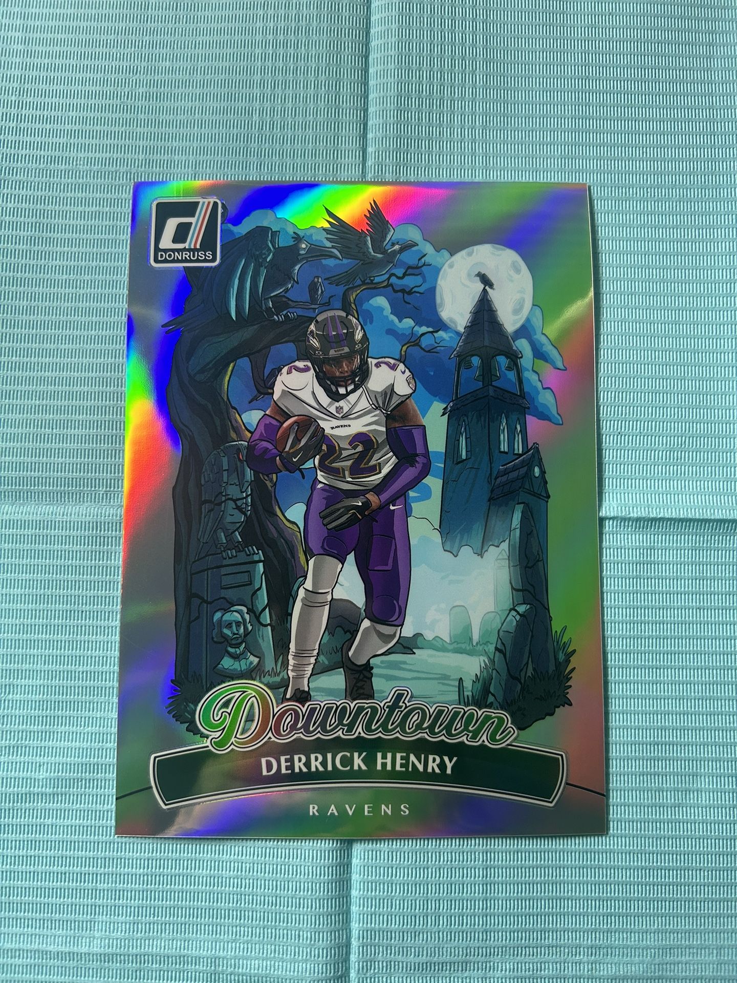 2025 Panini Donruss Derrick Henry Baltimore Ravens Oversized Downtown