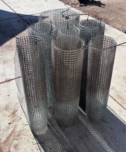 50 feet of galvanized wire fencing
