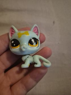 Lps light blue cat