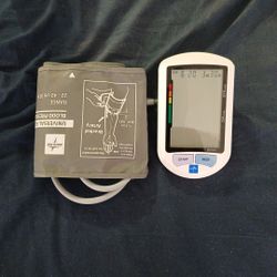 Digital Blood Pressure Cuff And Machine.