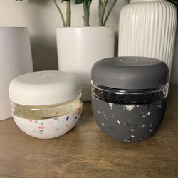 Set of 2 Modern Food Storage Containers