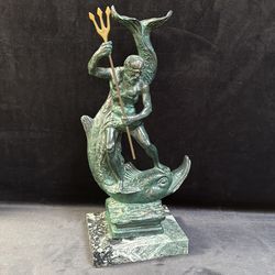 Bandini Bronze Sculpture with Marble Base