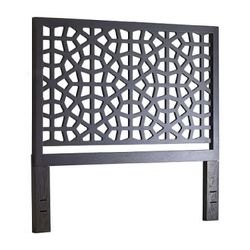 West Elm Morocco Headboard Chocolate Brown. Solid Wood, Queen Size (Includes Frame) Brooker/ Gainesville, FL