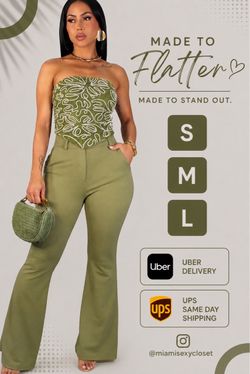 Green Juice Pant Set