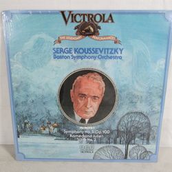 Serge Koussevitzky Symphony No 5 Op 100 Romeo & Juliet Suite No 2 Vinyl 12" LP-New & Sealed
