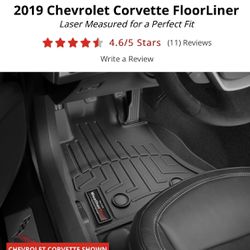 WeatherTech Floormats & Trunk liner - 2019 Corvette