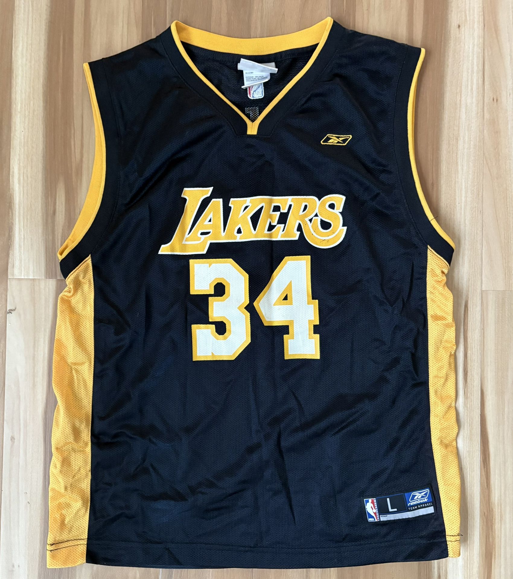 Vintage Shaquille O’Neal #34 Los Angeles Lakers Youth Large 14-16 Jersey