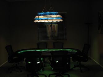 Bud light Tiffany style stained glass light