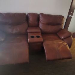 Leather Couch. Extremely Comfortable 