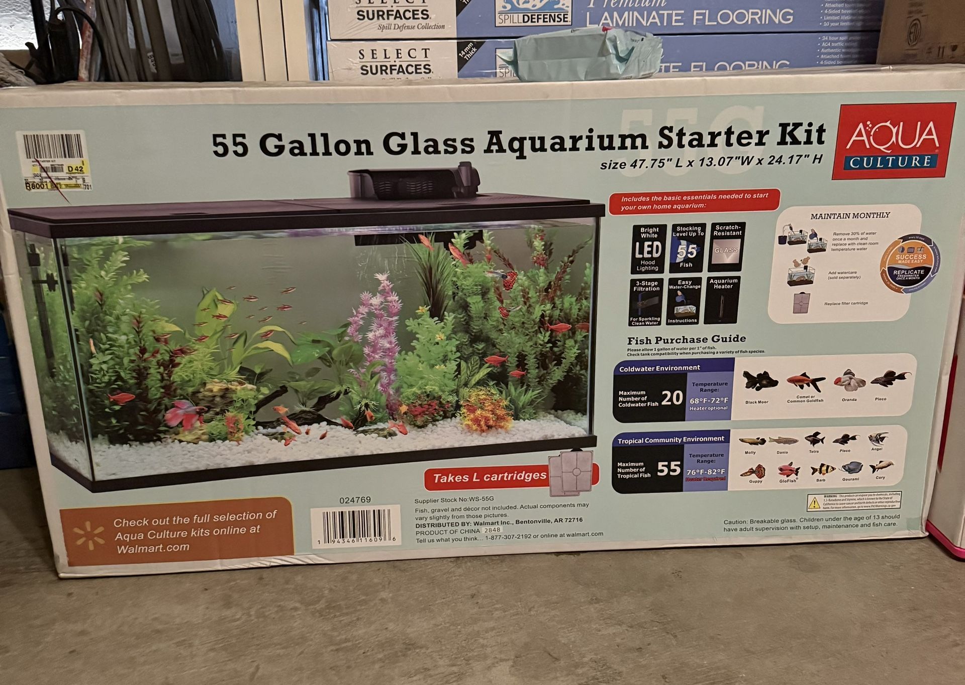 55 Gallon Starter Fish Tank