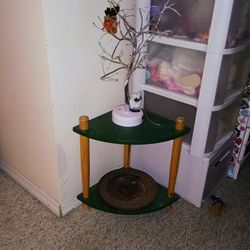 Mini Baseball Bat Corner Table 