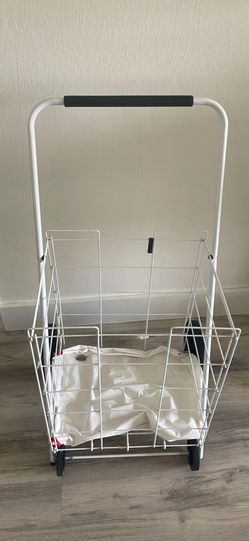 Folding wire folding cart