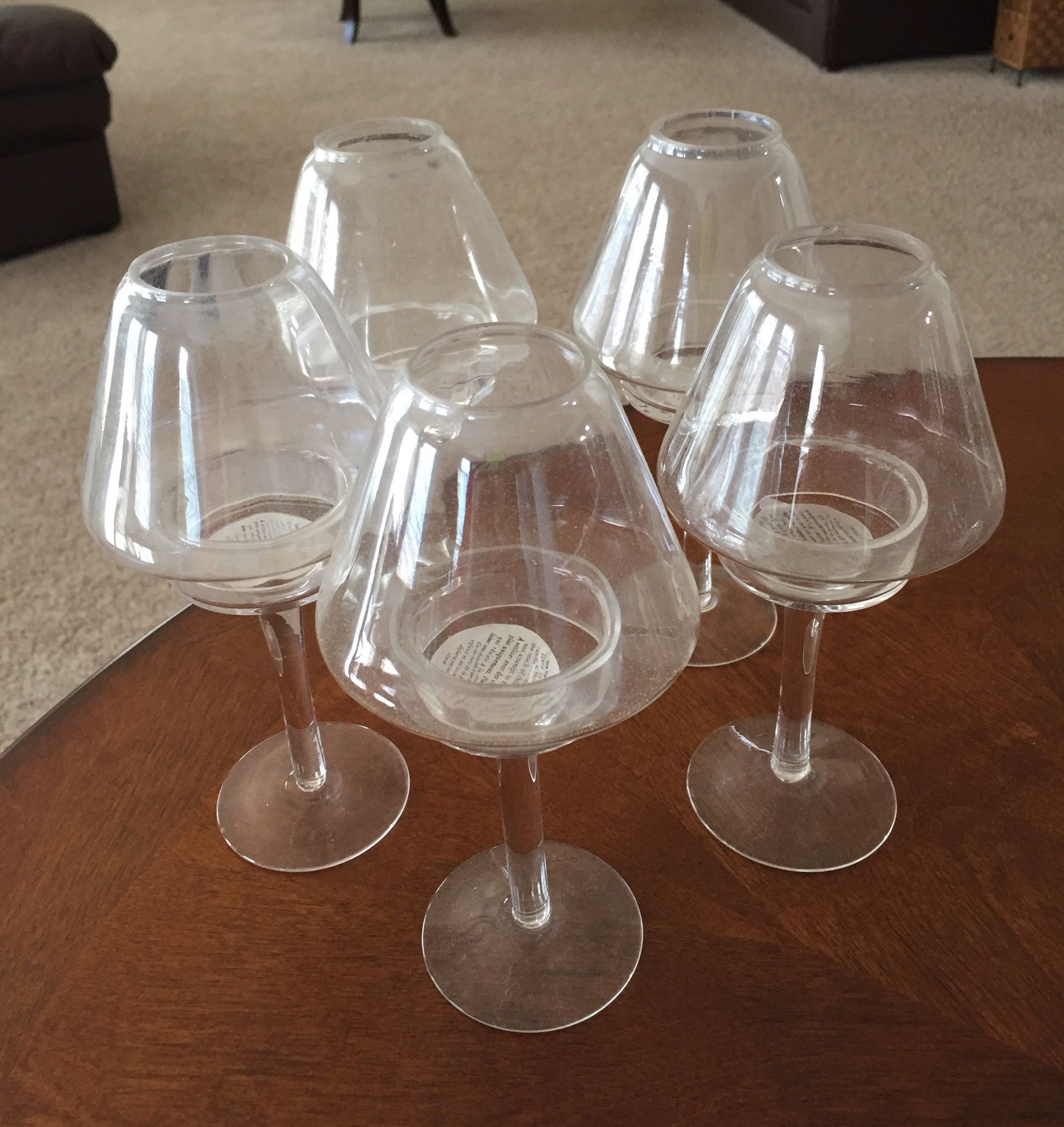 5 Nice Glass Tea lights candle holders