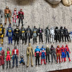 Lot Of 12” Action Figures