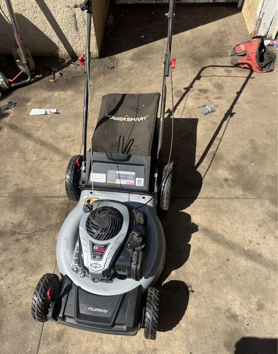 Murray 21 in. 140 cc Briggs and Stratton Walk Behind Gas Push Lawn Mower with Height Adjustment and
