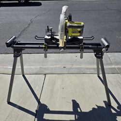 Ryobi 10" Sliding Miter Saw w/ Laser with Stand