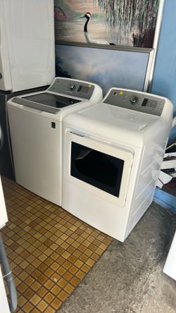 GE washer and electric dryer