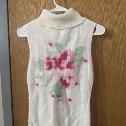 Chinese style mohair sweater top