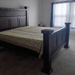Heavy Wood Bed Frame