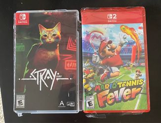Stray and Mario Tennis fever for Nintendo switch
