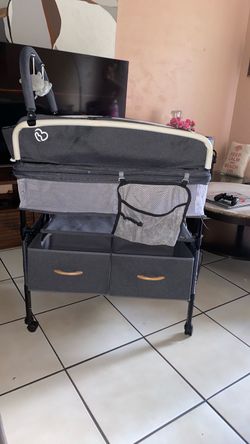 Baby Changing Table with Storage Drawers