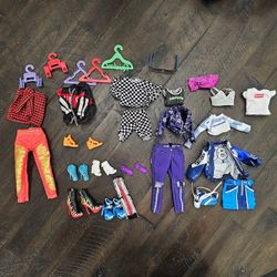 Rainbow High Doll Clothing Lot Outfits Shoes Jackets Pants Accessories