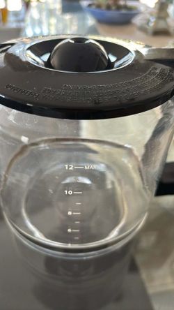 12 cups replacement carafe size 6” H