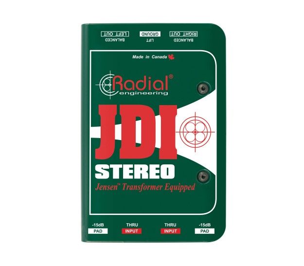 Radial Engineering JDI Stereo, 2 Channel Passive Direct Box