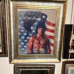 Rocky We The People Poster Sylvester Stallone 