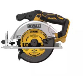 DEWALT 20V MAX Cordless Brushless 6-1/2 in. Sidewinder Style Circular Saw (Tool Only) @dw-587