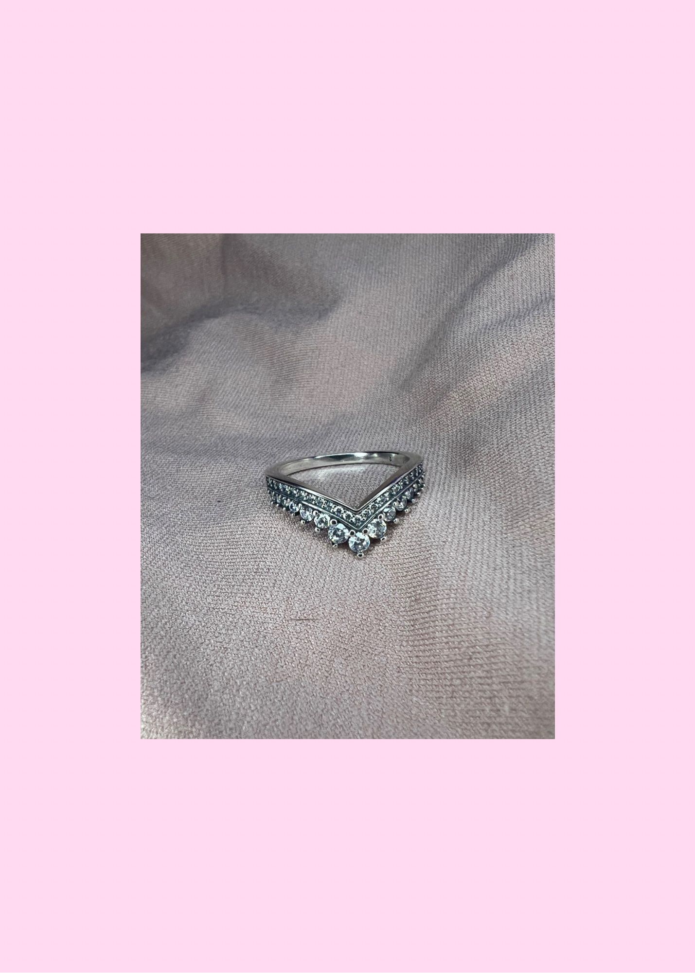 Diamond Princess Crown Ring