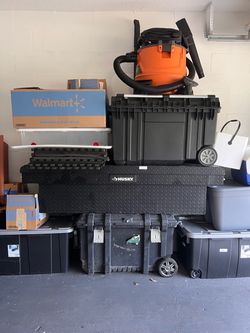 Moving Sale! Husky Metal Toolbox for Truck Bed