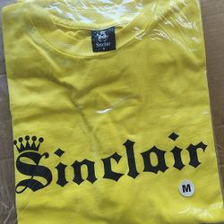 SINCLAIR YELLOW LOGO TEE - MEDIUM 