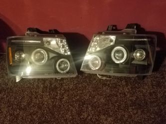 07-13 GMC Yukon, Chevy suburban headlights